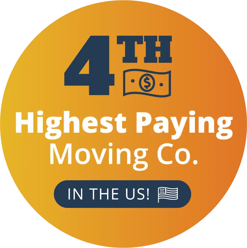 4th Highest Paying Moving Company in the US